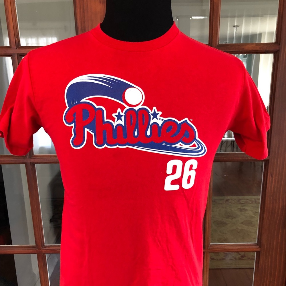 Philadelphia Phillies Utley 26 T Shirt Like New